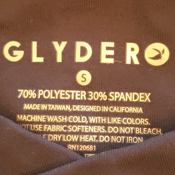 Nwt navy blue flower legging glyder - Picture 3 of 5